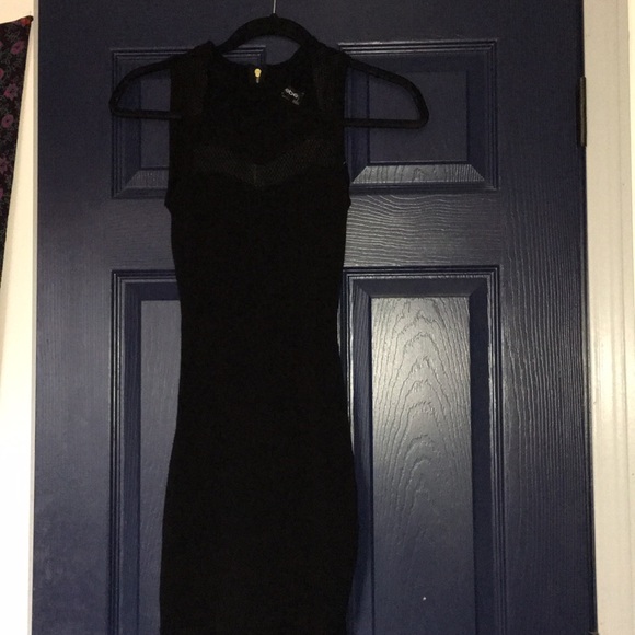 Black mesh Bebe dress size xs - Picture 1 of 8